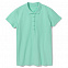 Рубашка поло женская PHOENIX WOMEN, зеленая мята с логотипом в Екатеринбурге заказать по выгодной цене в кибермаркете AvroraStore