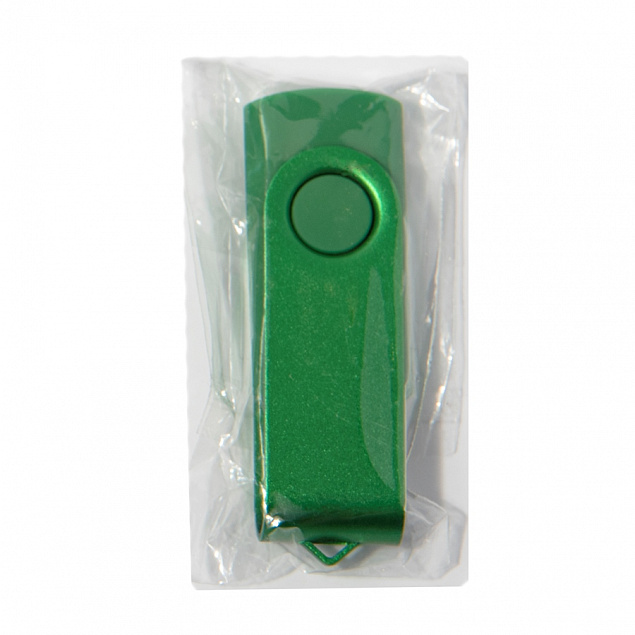 USB flash-карта DOT (16Гб), зеленый, 5,8х2х1,1см, пластик, металл с логотипом в Екатеринбурге заказать по выгодной цене в кибермаркете AvroraStore