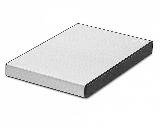 Внешний диск Segate Backup Plus Slim, USB 3.0, 2 Тб, серебристый с логотипом в Екатеринбурге заказать по выгодной цене в кибермаркете AvroraStore
