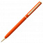 Ручка шариковая Hotel Gold, ver.2, оранжевая с логотипом в Екатеринбурге заказать по выгодной цене в кибермаркете AvroraStore