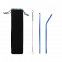 Набор многоразовых трубочек гальванических Оnlycofer Х black (спектр) с логотипом в Екатеринбурге заказать по выгодной цене в кибермаркете AvroraStore