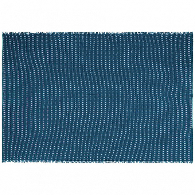 Плед Fringy, голубой с логотипом в Екатеринбурге заказать по выгодной цене в кибермаркете AvroraStore