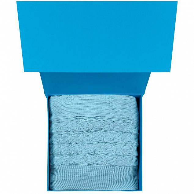 Коробка Amaze, голубая с логотипом в Екатеринбурге заказать по выгодной цене в кибермаркете AvroraStore