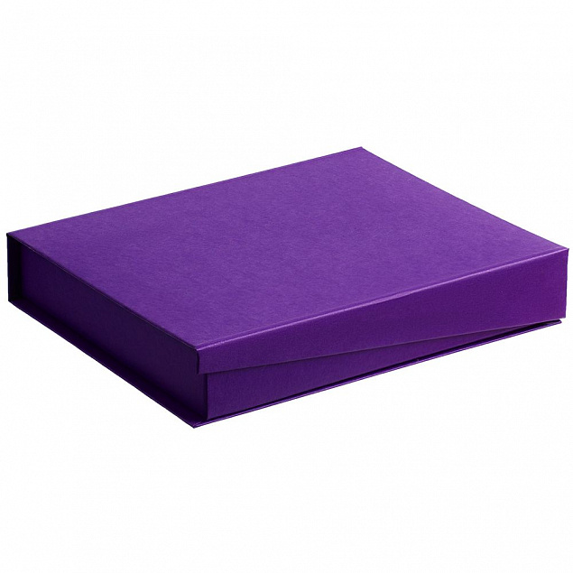 Коробка Duo под ежедневник и ручку, фиолетовая с логотипом в Екатеринбурге заказать по выгодной цене в кибермаркете AvroraStore