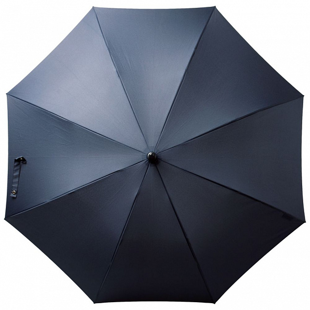 Зонт-трость Alessio, темно-синий с логотипом в Екатеринбурге заказать по выгодной цене в кибермаркете AvroraStore