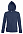 Толстовка женская на молнии с капюшоном Seven Women 290, темно-синяя с логотипом в Екатеринбурге заказать по выгодной цене в кибермаркете AvroraStore