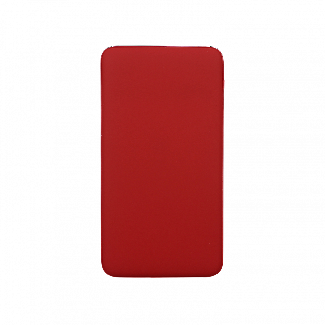 Внешний аккумулятор Bplanner Power 1 ST, софт-тач, 5000 mAh (красный) с логотипом в Екатеринбурге заказать по выгодной цене в кибермаркете AvroraStore