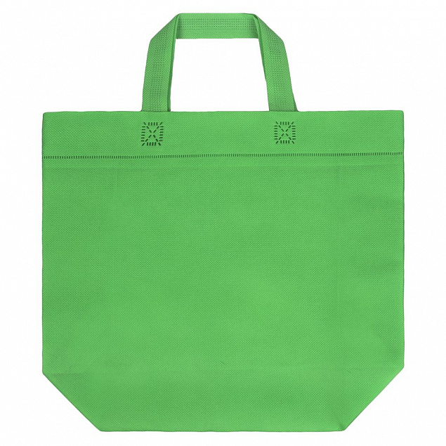 Сумка для покупок Span 3D, зеленая с логотипом в Екатеринбурге заказать по выгодной цене в кибермаркете AvroraStore