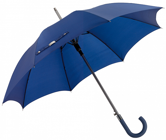Зонт автоматический JUBILEE, темно-синий с логотипом в Екатеринбурге заказать по выгодной цене в кибермаркете AvroraStore