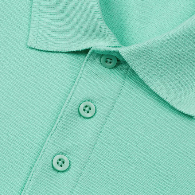 Рубашка поло мужская PHOENIX MEN, зеленая мята с логотипом в Екатеринбурге заказать по выгодной цене в кибермаркете AvroraStore