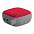 Беспроводная колонка Chubby, серая с красным с логотипом в Екатеринбурге заказать по выгодной цене в кибермаркете AvroraStore