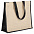Холщовая сумка для покупок Bagari с черной отделкой с логотипом в Екатеринбурге заказать по выгодной цене в кибермаркете AvroraStore