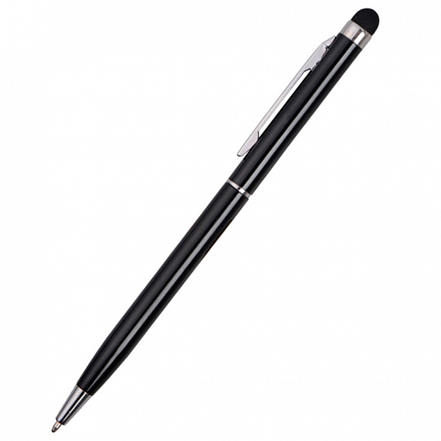 Ручка металлическая Dallas Touch - Черный AA с логотипом в Екатеринбурге заказать по выгодной цене в кибермаркете AvroraStore
