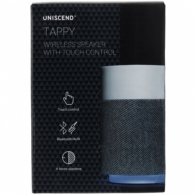Беспроводная колонка Uniscend Tappy, белая с логотипом в Екатеринбурге заказать по выгодной цене в кибермаркете AvroraStore