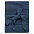 Плед Pleat, синий с логотипом в Екатеринбурге заказать по выгодной цене в кибермаркете AvroraStore