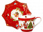 Чайная пара «Санта Клаус» с логотипом в Екатеринбурге заказать по выгодной цене в кибермаркете AvroraStore