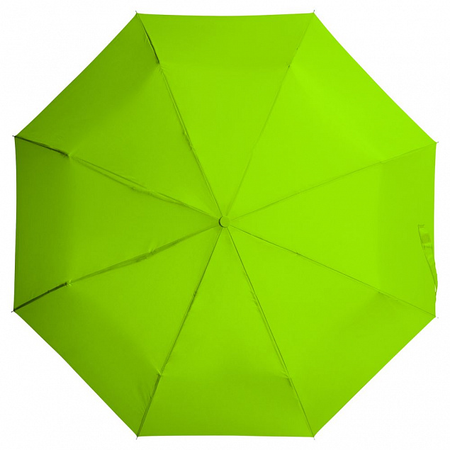 Зонт складной Basic, зеленое яблоко с логотипом в Екатеринбурге заказать по выгодной цене в кибермаркете AvroraStore