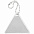 Светоотражатель Spare Care, треугольник, серебристый с логотипом в Екатеринбурге заказать по выгодной цене в кибермаркете AvroraStore