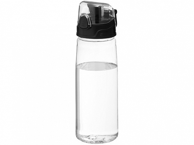 Бутылка спортивная Capri, прозрачный с логотипом в Екатеринбурге заказать по выгодной цене в кибермаркете AvroraStore
