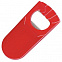 Открывалка  "Кулачок" красная, 9,5х4,5х1,2 см;  фростированный пластик/ тампопечать с логотипом в Екатеринбурге заказать по выгодной цене в кибермаркете AvroraStore