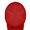 Бейсболка "Fortuna", 5 клиньев,  застежка на липучке,  красный, 100% полиэстер, плотность 140 г/м2 с логотипом в Екатеринбурге заказать по выгодной цене в кибермаркете AvroraStore