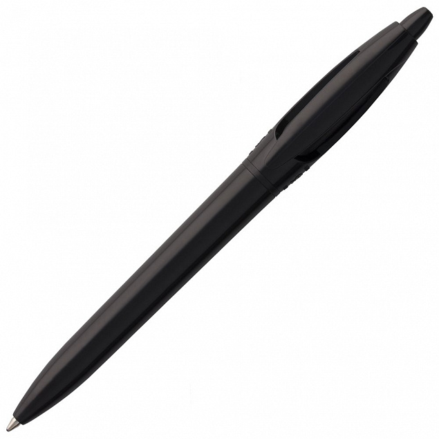 Ручка шариковая S! (Си), черная с логотипом в Екатеринбурге заказать по выгодной цене в кибермаркете AvroraStore