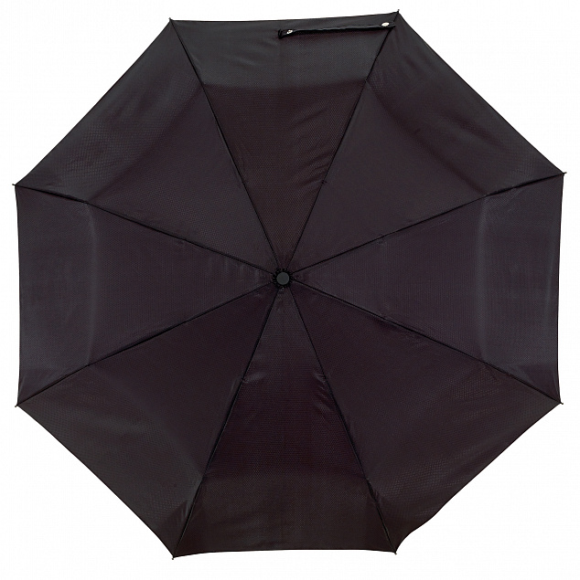 Автоматический ветрозащитный карманный зонт ORIANA, черный с логотипом в Екатеринбурге заказать по выгодной цене в кибермаркете AvroraStore