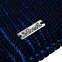 Шапка Nobilis, темно-синяя с синим с логотипом в Екатеринбурге заказать по выгодной цене в кибермаркете AvroraStore