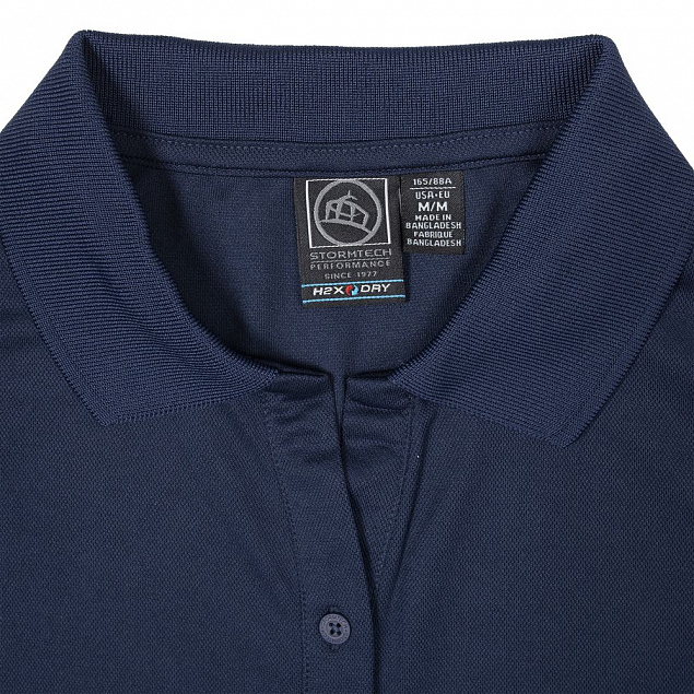 Рубашка поло женская Eclipse H2X-Dry, синяя с логотипом в Екатеринбурге заказать по выгодной цене в кибермаркете AvroraStore