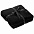 Плед Plush, черный с логотипом в Екатеринбурге заказать по выгодной цене в кибермаркете AvroraStore