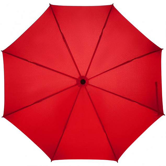 Зонт-трость Undercolor с цветными спицами, красный с логотипом в Екатеринбурге заказать по выгодной цене в кибермаркете AvroraStore