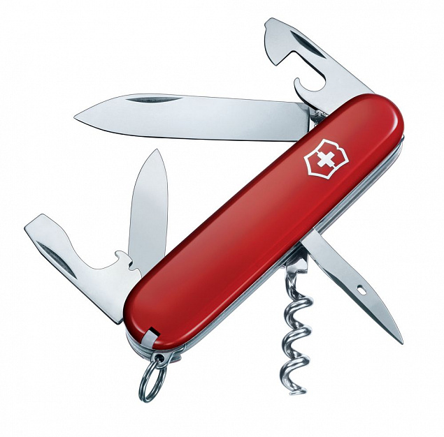 Офицерский нож SPARTAN 91, красный с логотипом в Екатеринбурге заказать по выгодной цене в кибермаркете AvroraStore
