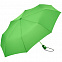 Зонт складной AOC, светло-зеленый с логотипом в Екатеринбурге заказать по выгодной цене в кибермаркете AvroraStore