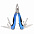 Многофункциональный инструмент Берлин - Синий HH с логотипом в Екатеринбурге заказать по выгодной цене в кибермаркете AvroraStore