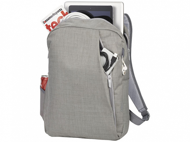 Рюкзак «Zip» для ноутбука 15" с логотипом в Екатеринбурге заказать по выгодной цене в кибермаркете AvroraStore