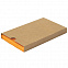 Ежедневник недатированный Fusion, А5, оранжевый, кремовый блок, оранжевый срез с логотипом в Екатеринбурге заказать по выгодной цене в кибермаркете AvroraStore