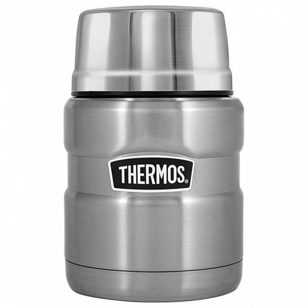 Термос для еды Thermos SK3000, серебристый с логотипом в Екатеринбурге заказать по выгодной цене в кибермаркете AvroraStore