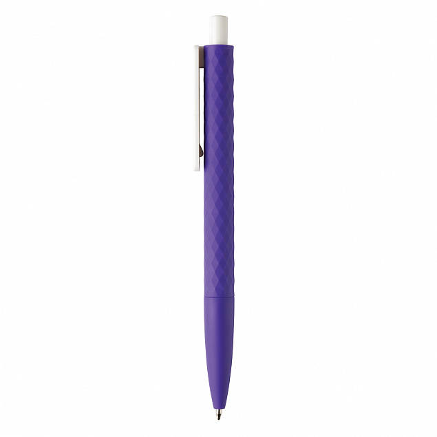 Ручка X3 Smooth Touch, фиолетовый с логотипом в Екатеринбурге заказать по выгодной цене в кибермаркете AvroraStore