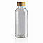 Бутылка для воды из rPET (стандарт GRS) с крышкой из бамбука FSC® с логотипом в Екатеринбурге заказать по выгодной цене в кибермаркете AvroraStore
