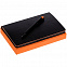 Набор Trait, черно-оранжевый с логотипом в Екатеринбурге заказать по выгодной цене в кибермаркете AvroraStore