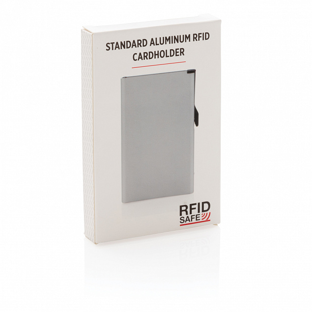 Алюминиевый картхолдер Standard с RFID с логотипом в Екатеринбурге заказать по выгодной цене в кибермаркете AvroraStore