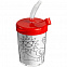 Бутылка-раскраска детская «Передвижник», красная с логотипом в Екатеринбурге заказать по выгодной цене в кибермаркете AvroraStore