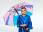Зонт-трость Glare Flare с логотипом в Екатеринбурге заказать по выгодной цене в кибермаркете AvroraStore