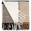Плед Edinburgh, бежево-коричневый с логотипом в Екатеринбурге заказать по выгодной цене в кибермаркете AvroraStore