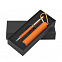 Набор ручка + зарядное устройство 2800 mAh в футляре, оранжевый, покрытие soft touch с логотипом в Екатеринбурге заказать по выгодной цене в кибермаркете AvroraStore