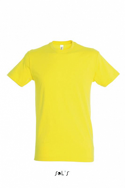 Фуфайка (футболка) REGENT мужская,Лимонный L с логотипом в Екатеринбурге заказать по выгодной цене в кибермаркете AvroraStore
