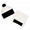 Шапка Snappy, белая с черным с логотипом в Екатеринбурге заказать по выгодной цене в кибермаркете AvroraStore