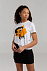 Футболка женская «Меламед. Bjork», белая с логотипом в Екатеринбурге заказать по выгодной цене в кибермаркете AvroraStore