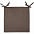 Сидушка Settle In, коричневая с логотипом в Екатеринбурге заказать по выгодной цене в кибермаркете AvroraStore