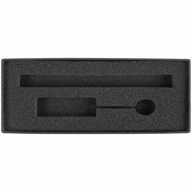 Коробка Notes с ложементом для ручки и флешки, черная с логотипом в Екатеринбурге заказать по выгодной цене в кибермаркете AvroraStore